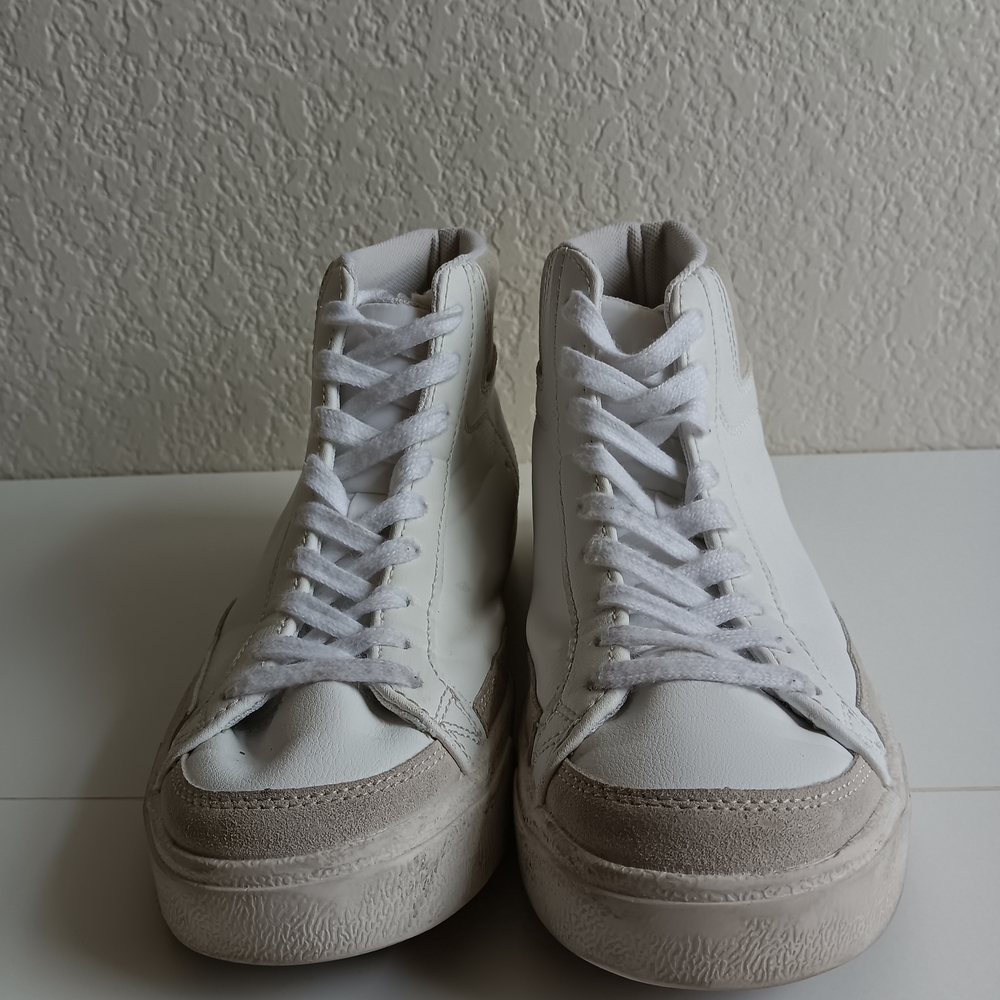 White High-Top Sneakers